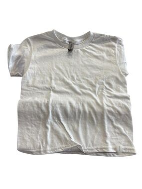 Youth White Gildan shirt